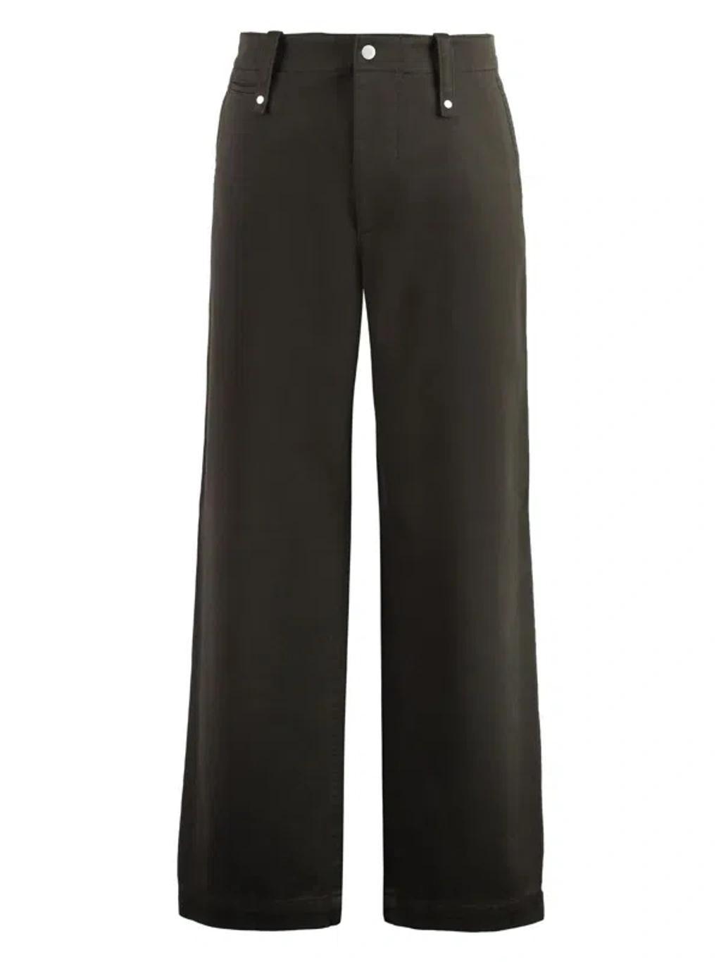 Men's Cotton Trousers In Brown product image