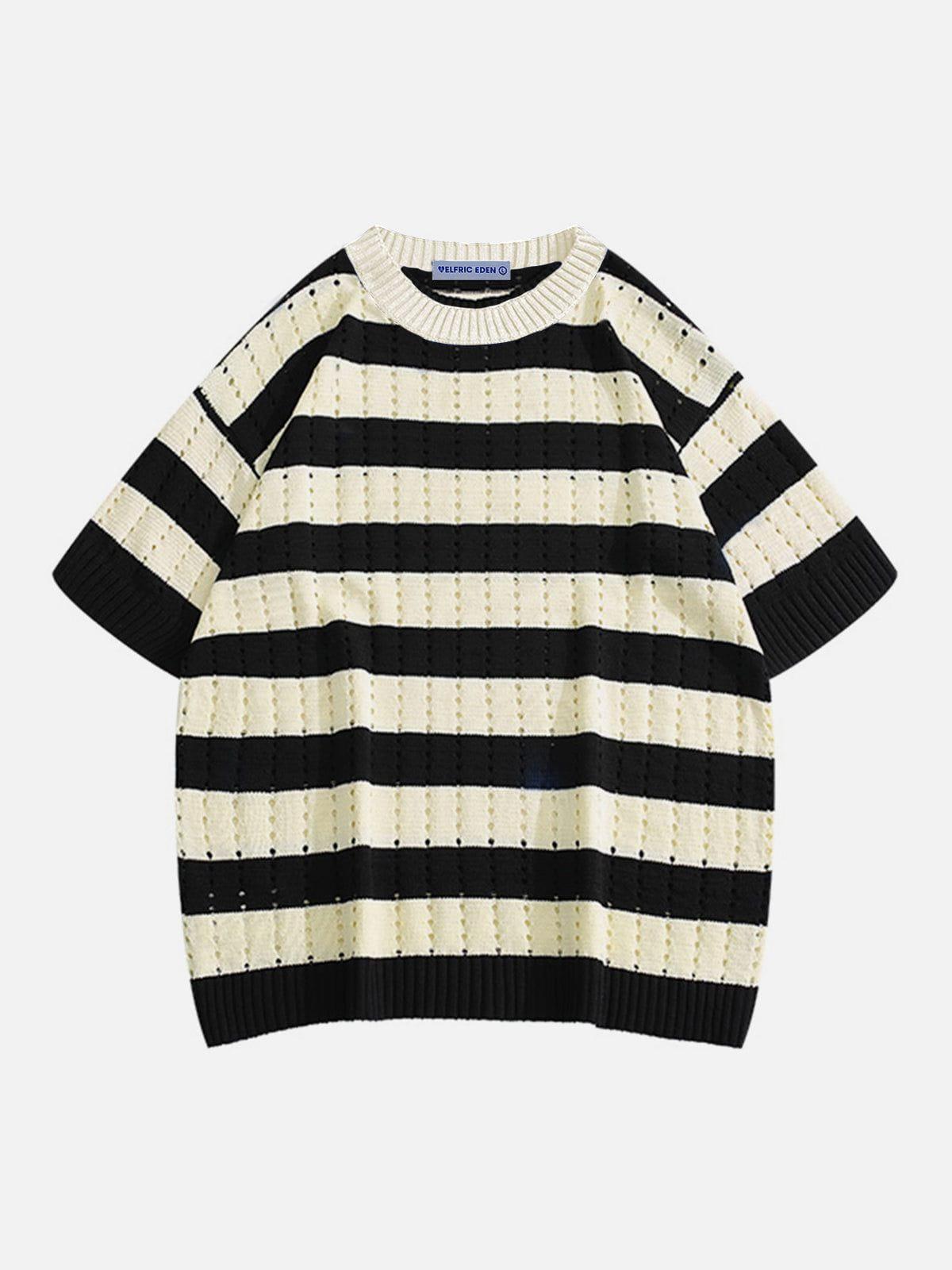 Aelfric Eden Thick Stripe Cut-Out Tee Product Image