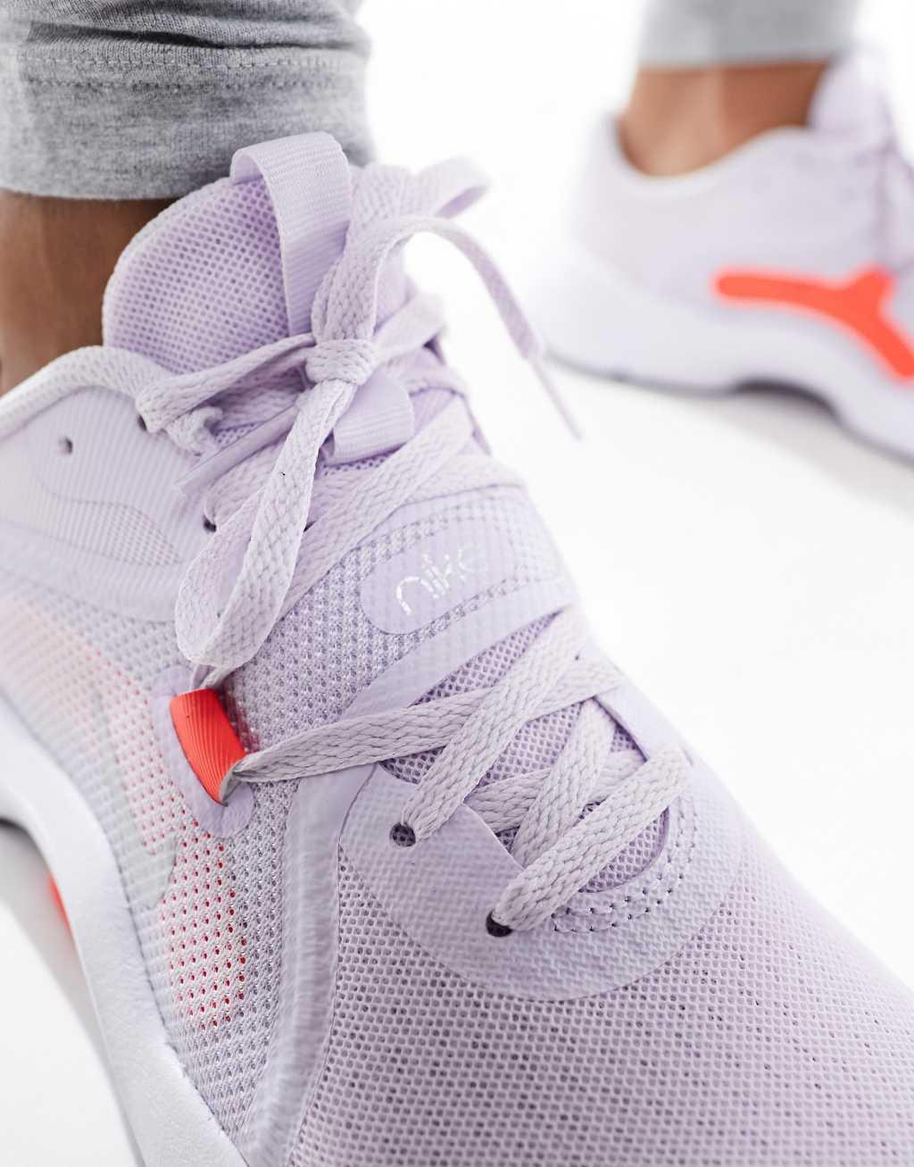 Nike Training In-Season 13 sneakers in lilac and red Product Image