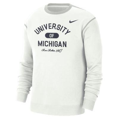 Michigan Men's Nike College Crew-Neck Top Product Image