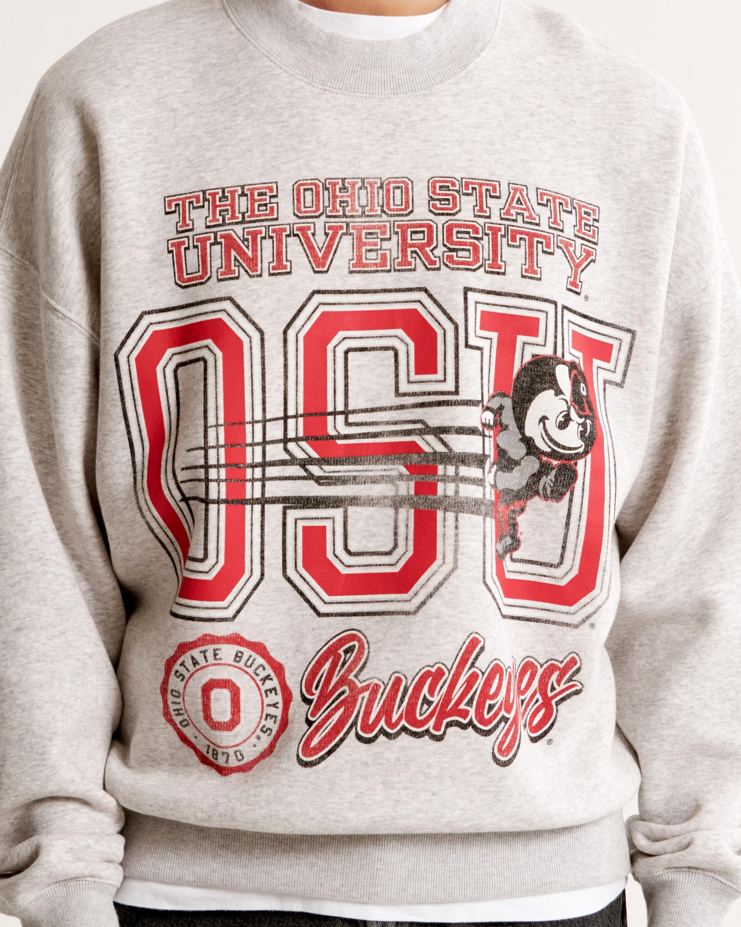 The Ohio State University Graphic Crew Sweatshirt Product Image