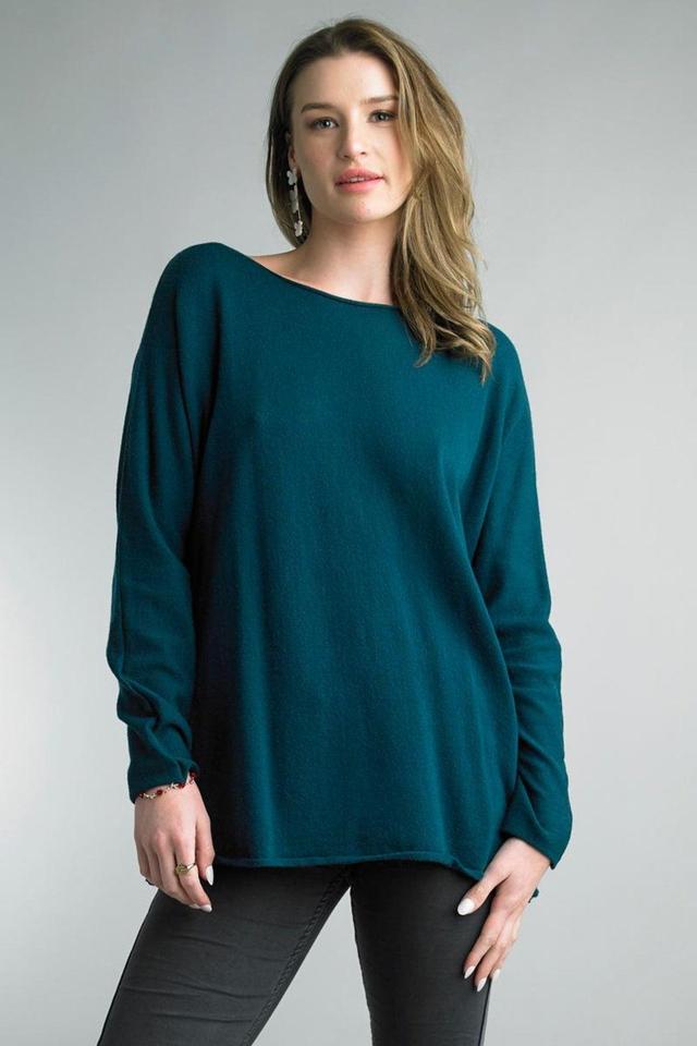 Teal Comfy Sweater Female Product Image