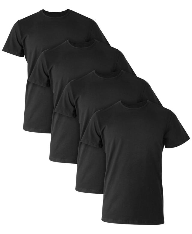 Mens Hanes Ultimate 4-Pack Comfort-Fit Stretch Crewneck Tees Product Image