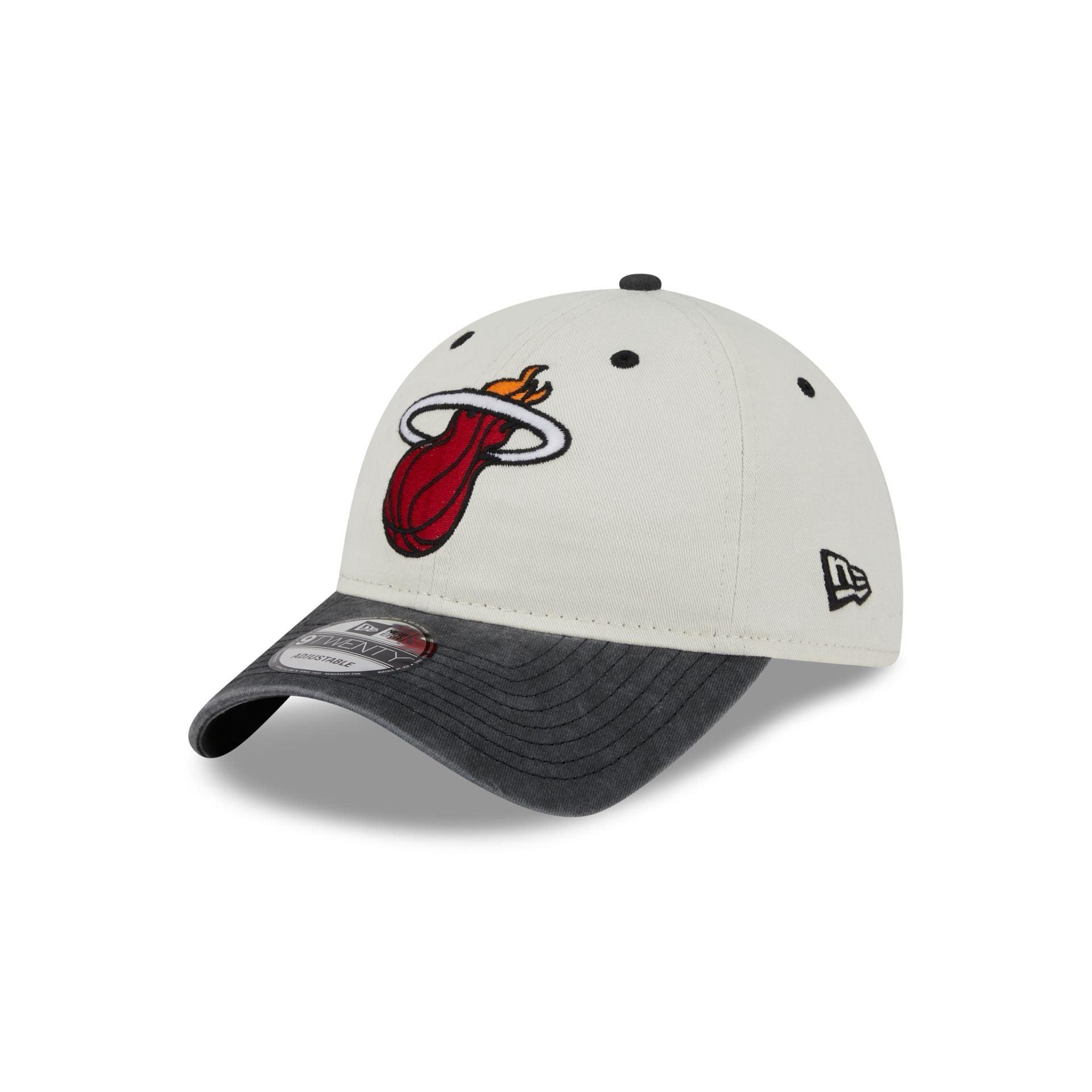 Miami Heat Classic Sidescript 9TWENTY Adjustable Hat Male Product Image