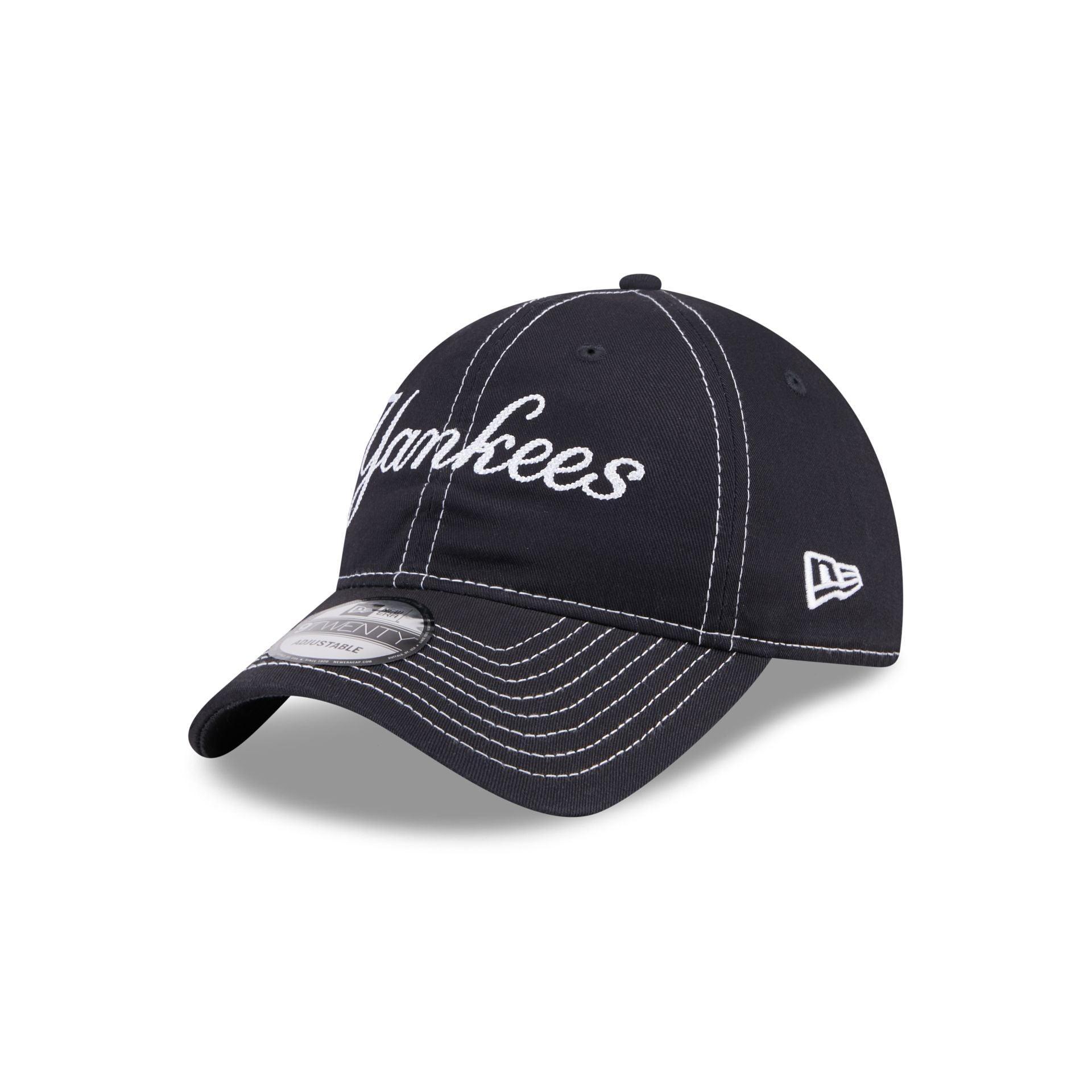 New York Yankees Team Stitch 9TWENTY Adjustable Hat Male Product Image