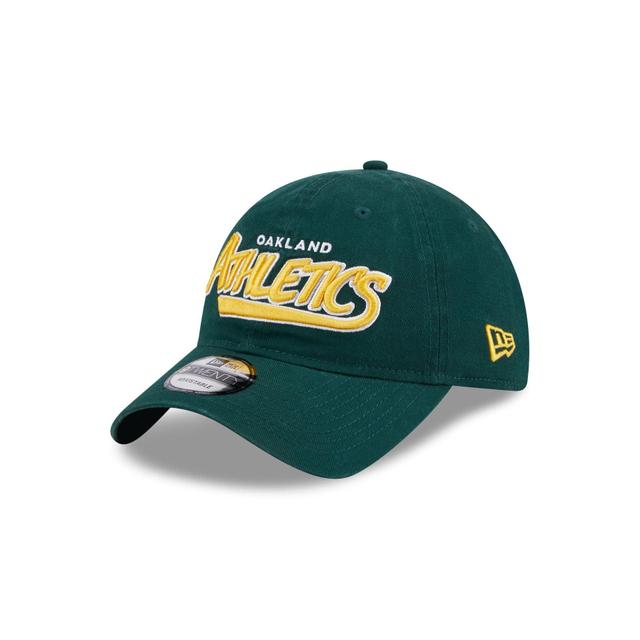 Oakland Athletics Throwback 9TWENTY Adjustable Hat Male Product Image