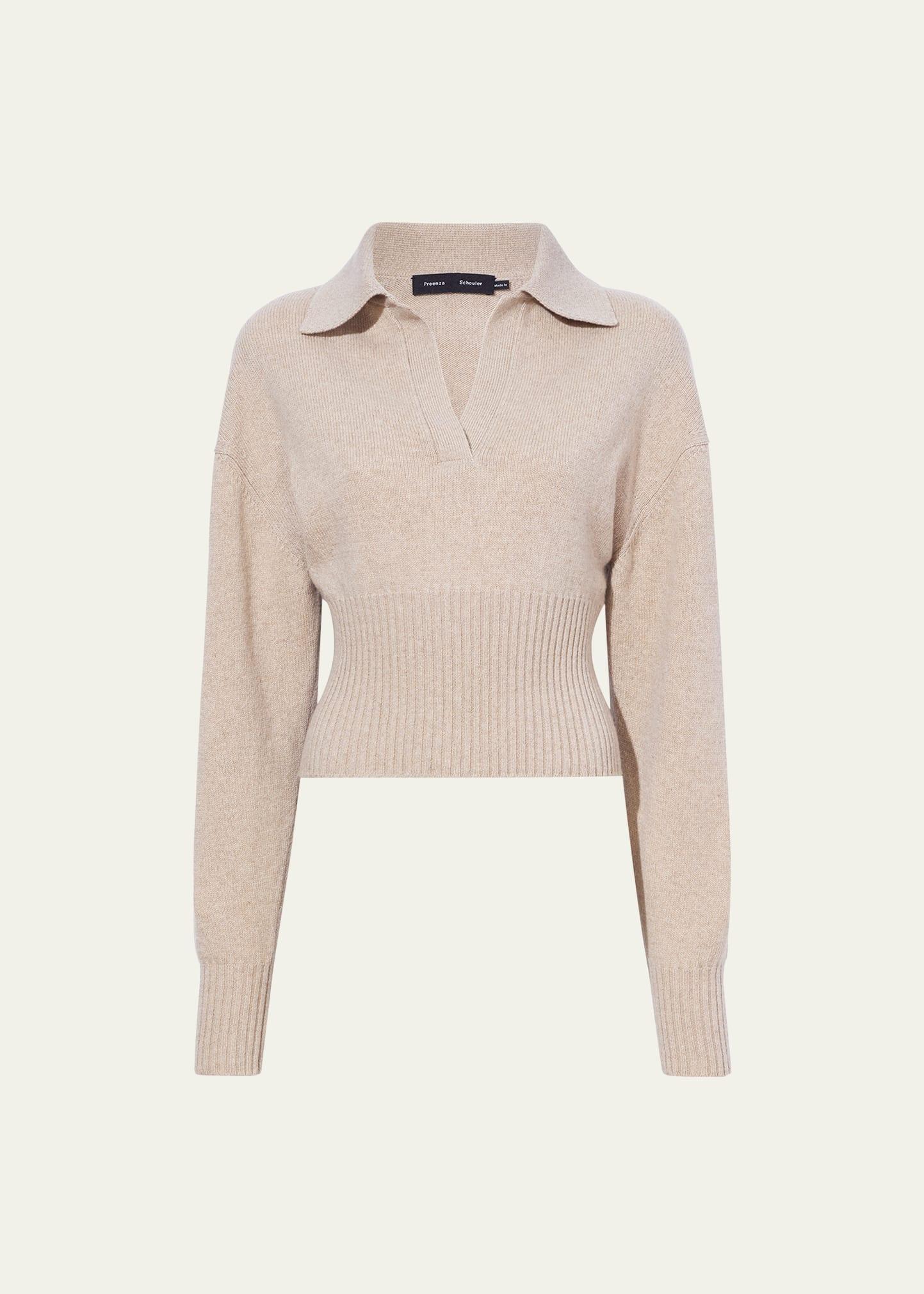 Womens Jeanne Cashmere-Blend Sweater Product Image