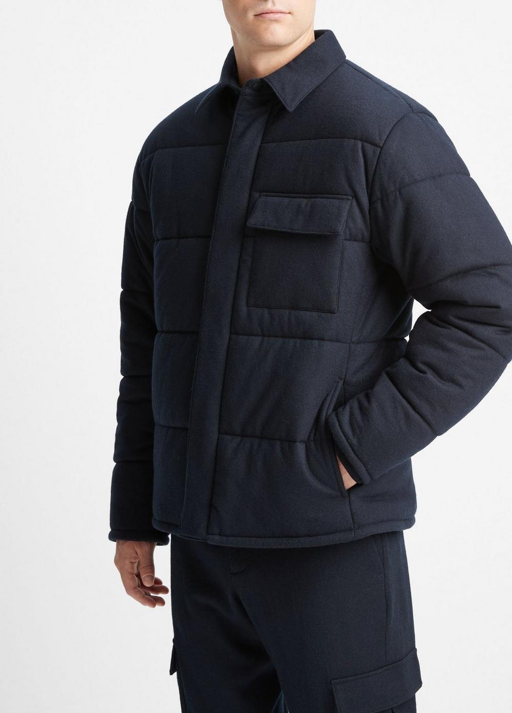 Cozy Wool Quilted Jacket Product Image