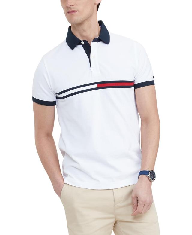 Tommy Hilfiger Mens Big & Tall Tanner Short Sleeve Polo Shirt Product Image