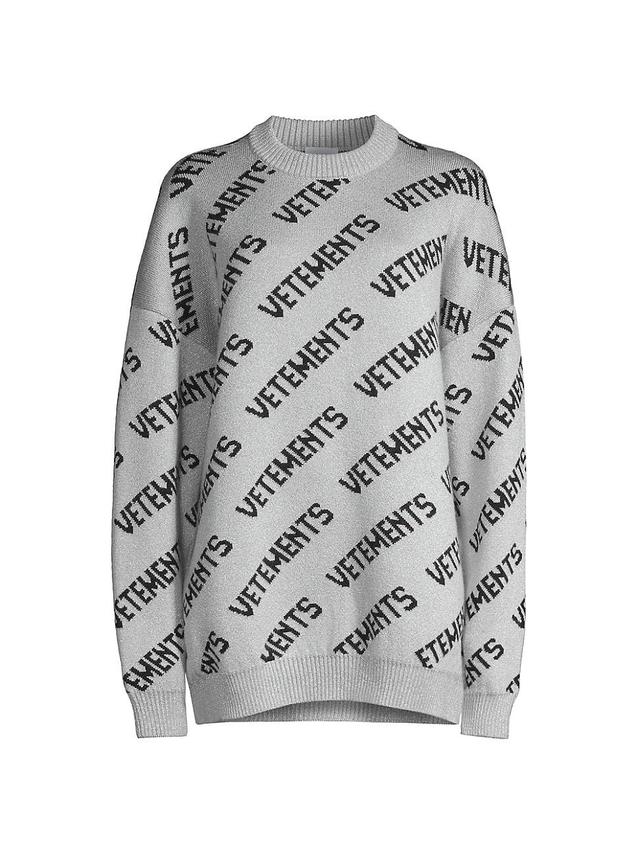 Mens Lurex Monogram Sweater Product Image