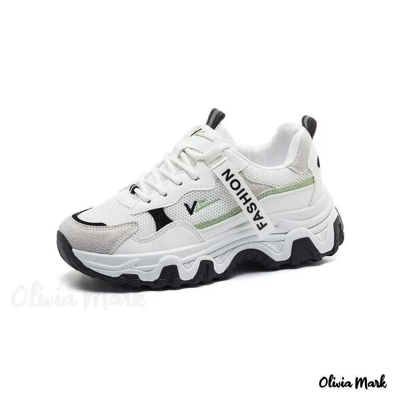 Olivia Mark – Canvas Low-Top Sneakers for Sports and Casual Wear Product Image