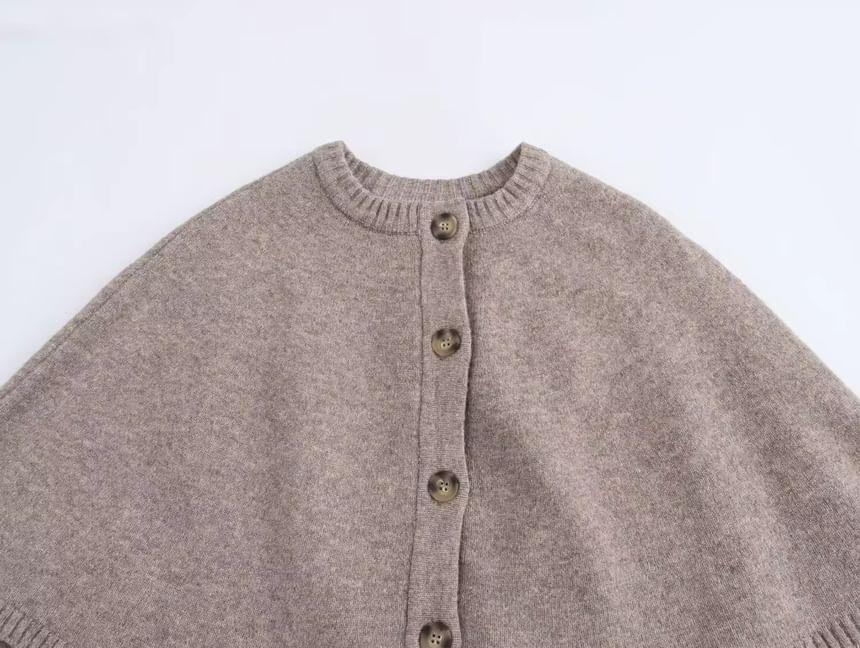 Plain Knit Capelet Product Image