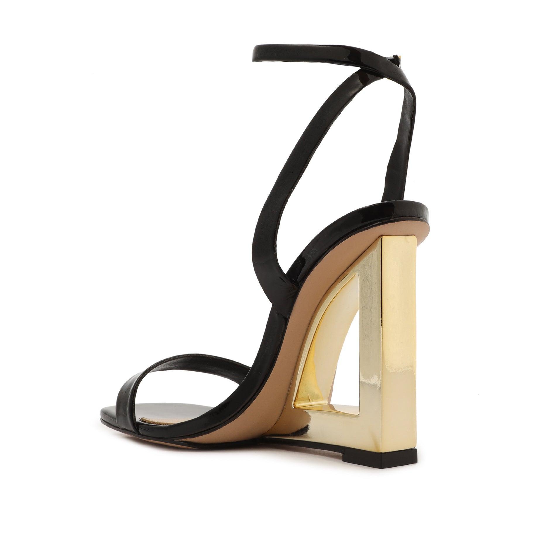 Filipa Sandal - 8.5 Black Patent Leather Product Image