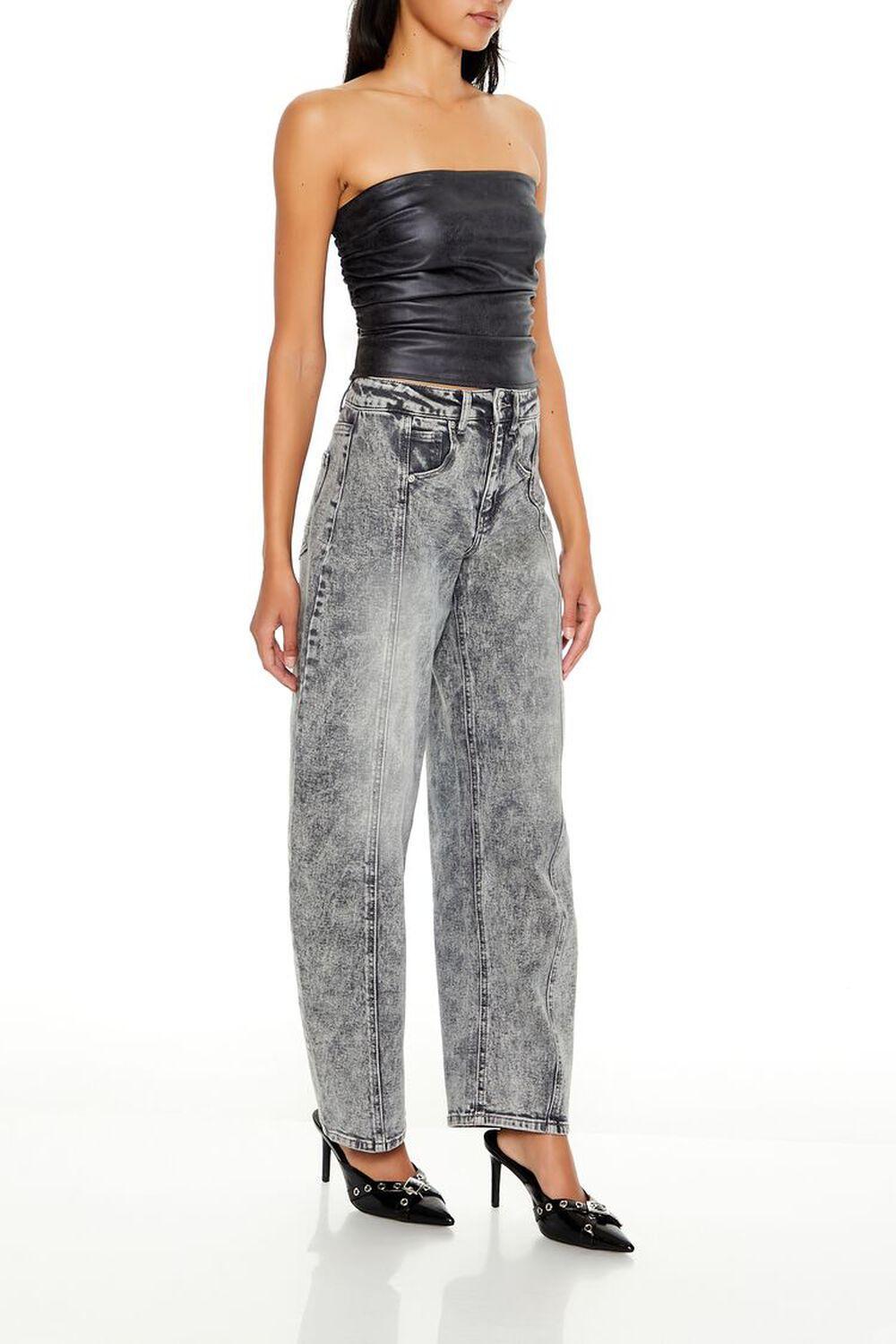 High-Rise Baggy Barrel Jeans | Forever 21 Product Image