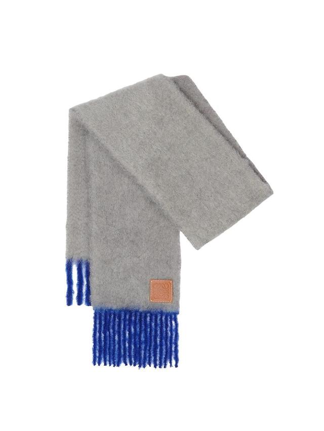 Mens Mohair-Wool Blend Fringe Scarf Product Image