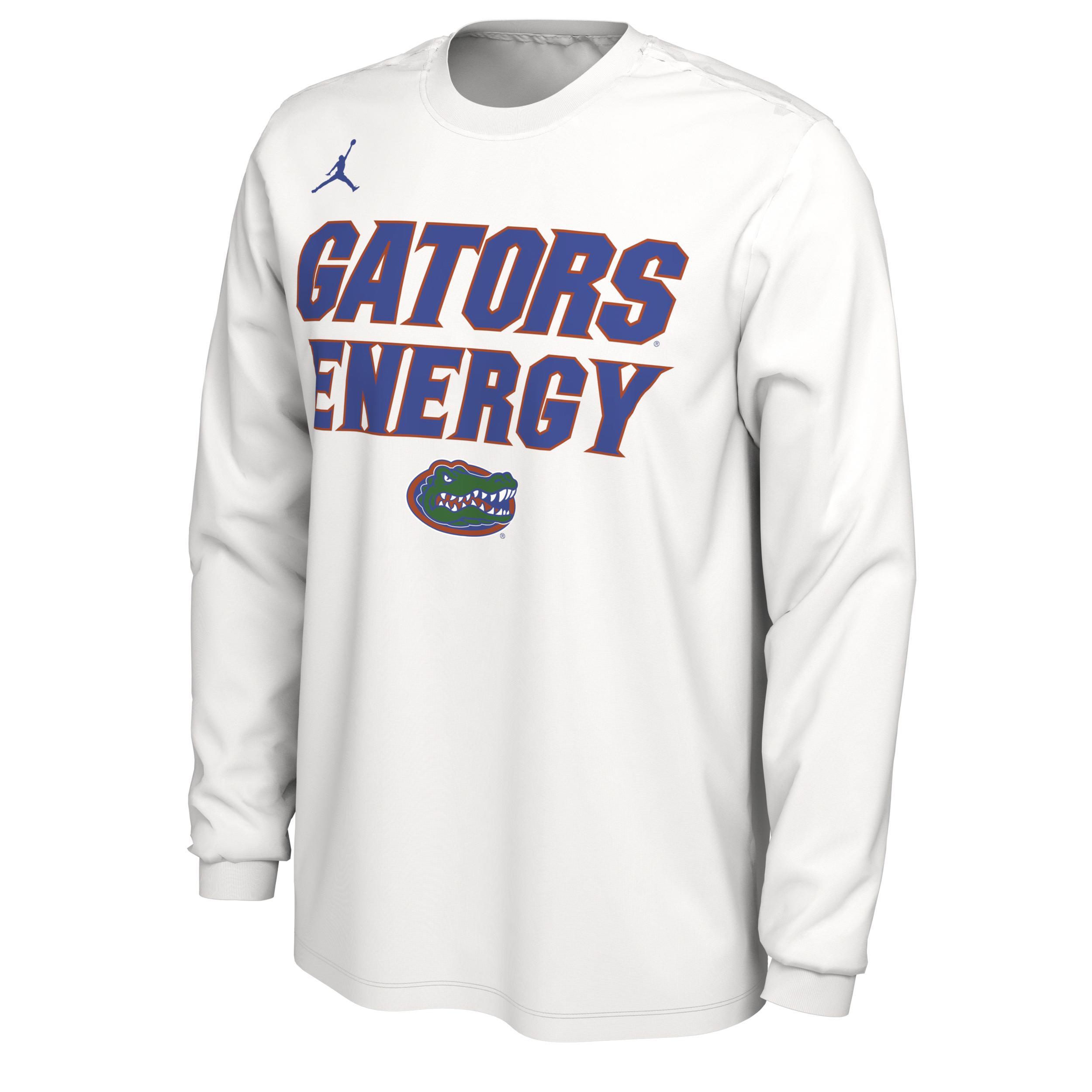 Mens Jordan Brand Florida Gators 2024 On-Court Bench Energy Long Sleeve Tee Product Image