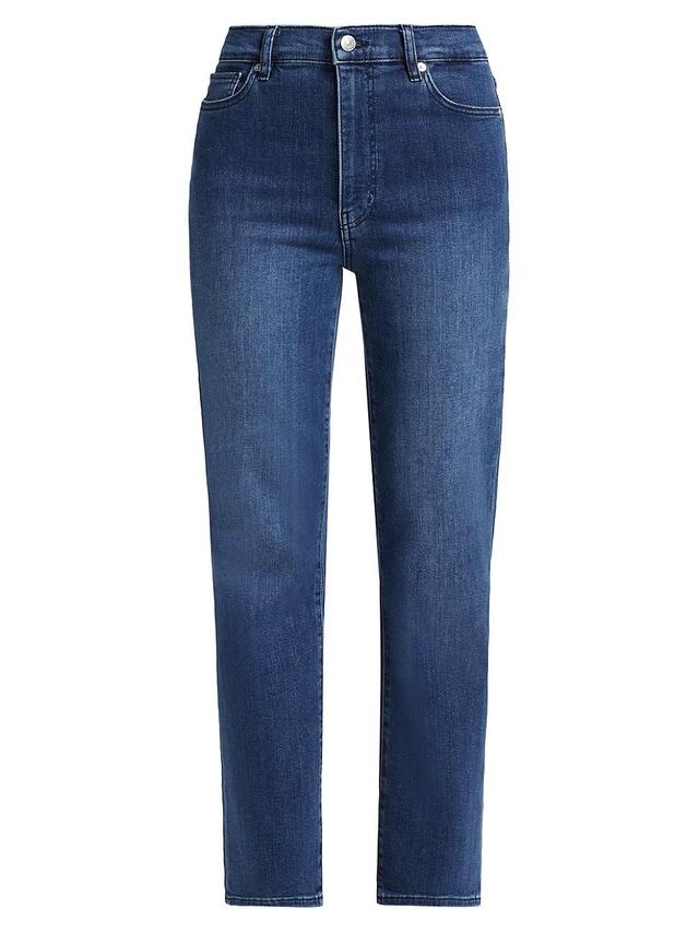 Womens Le Sleek Straight High-Rise Jeans Product Image