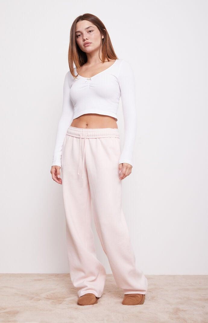 Women's Washed Baggy Sweatpants Product Image