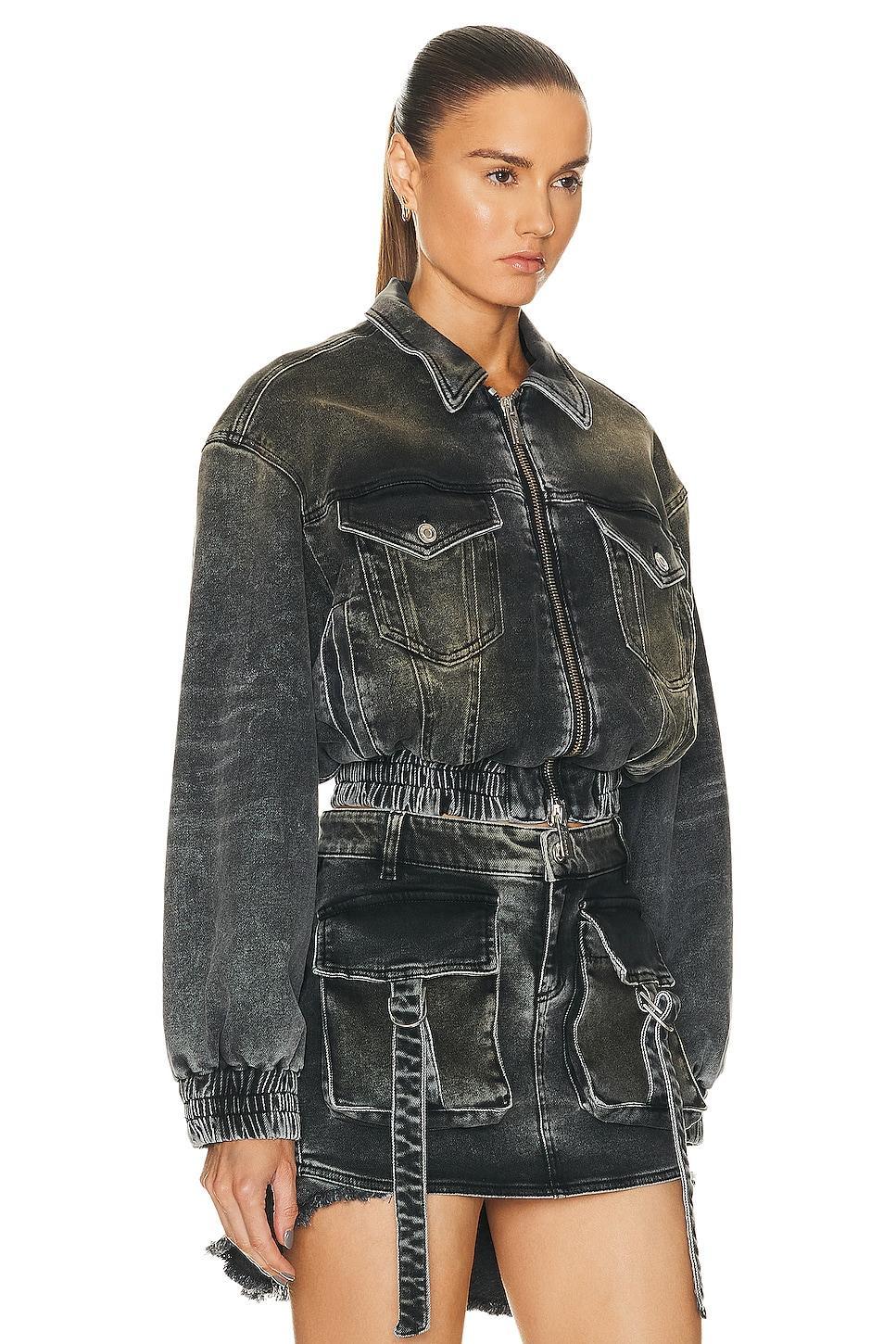 Blumarine Denim Jacket in Black Product Image