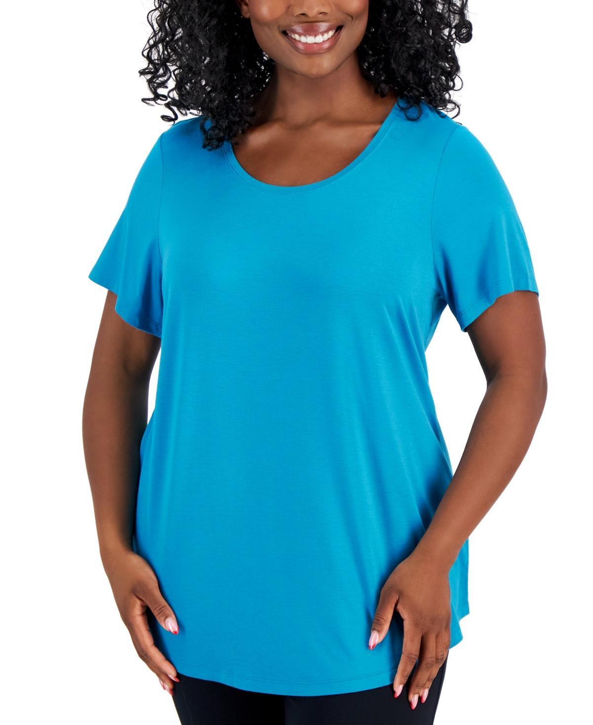 Jm Collection Plus Size Short-Sleeve Top, Created for Macys Product Image