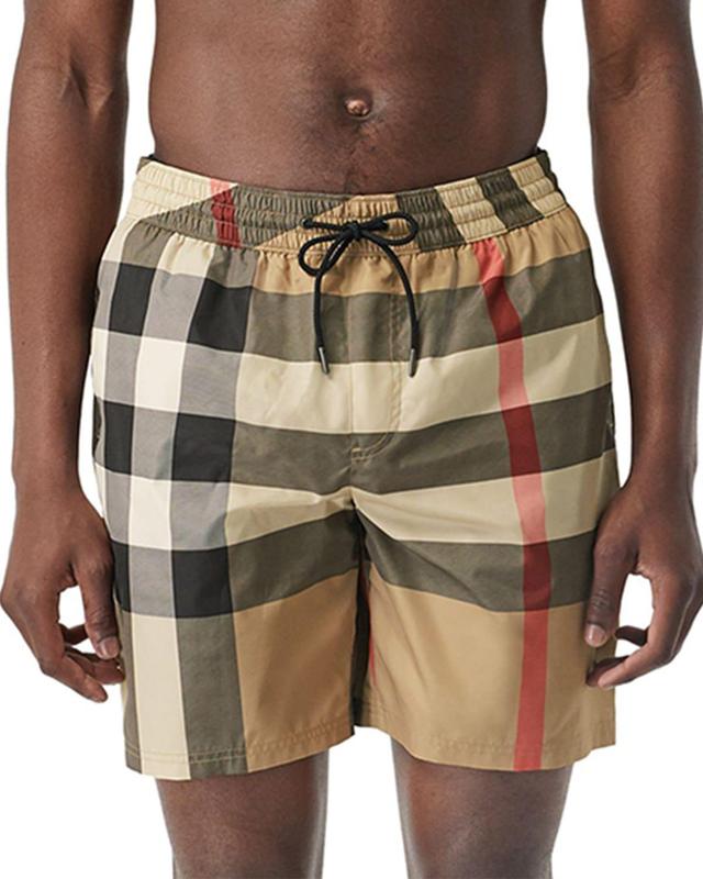 Mens Guildes Vintage Check Swim Shorts Product Image