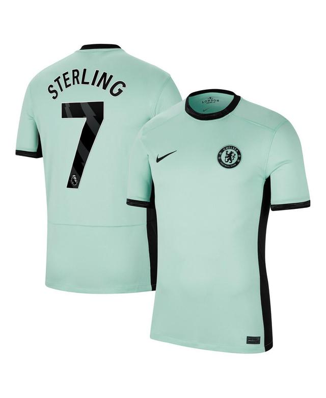 Mens Nike Raheem Sterling Mint Chelsea 2023/24 Third Stadium Replica Player Jersey - Mint Product Image