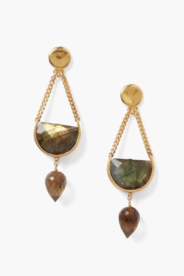 Chan Luu Luna Labradorite Teardrop Earrings Product Image