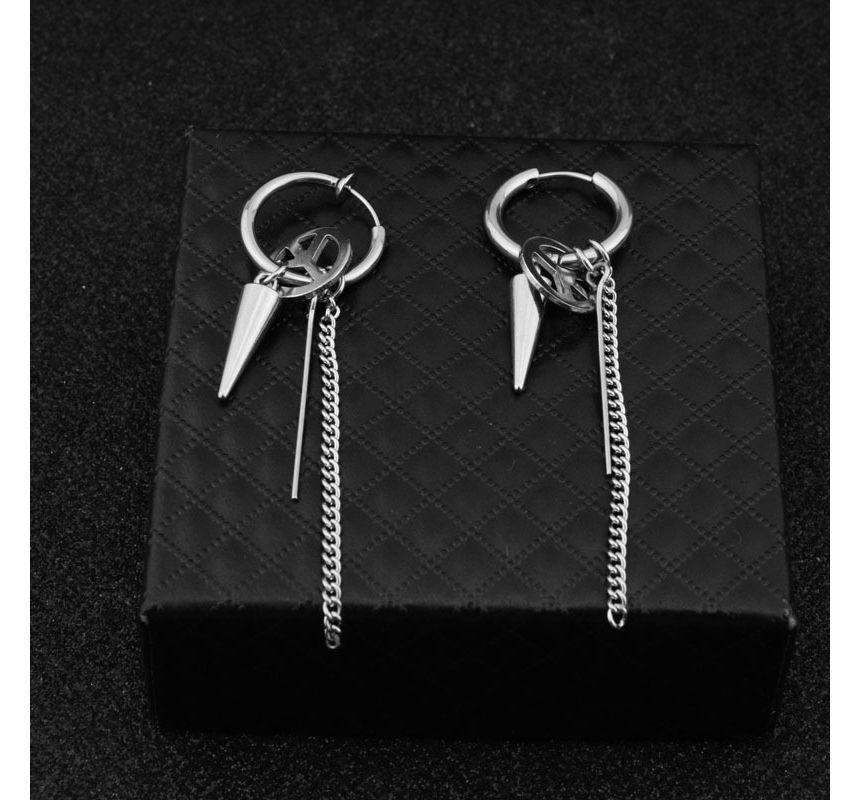 Asymmetrical Chain Earring / Clip-On Earring Product Image