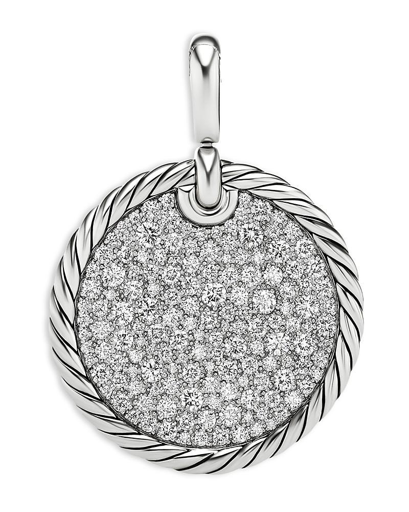 Womens DY Elements Disc Pendant With Pav Diamonds Product Image