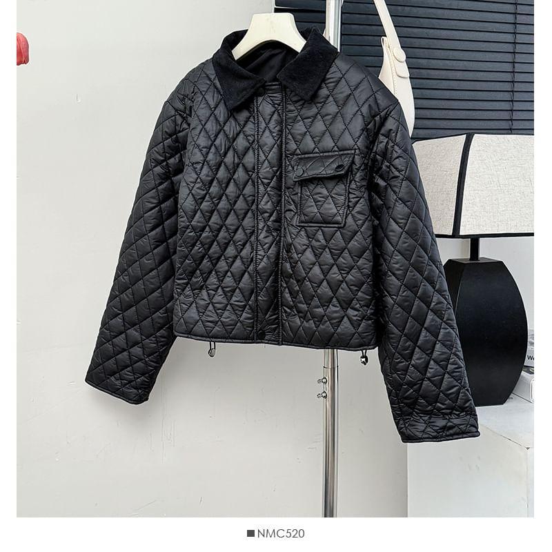 Collared Quilted Jacket product image