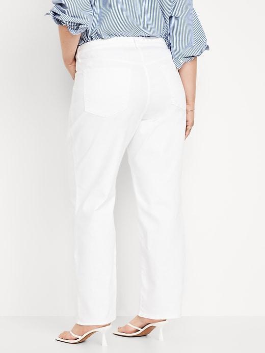 High-Waisted Wow Loose Jeans Product Image