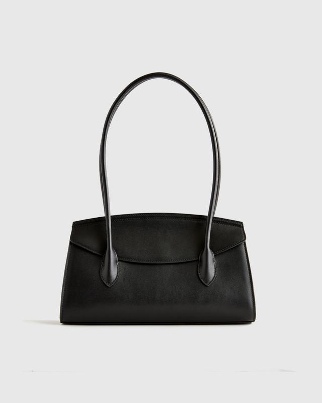 Italian Leather Double Strap Shoulder Bag Product Image