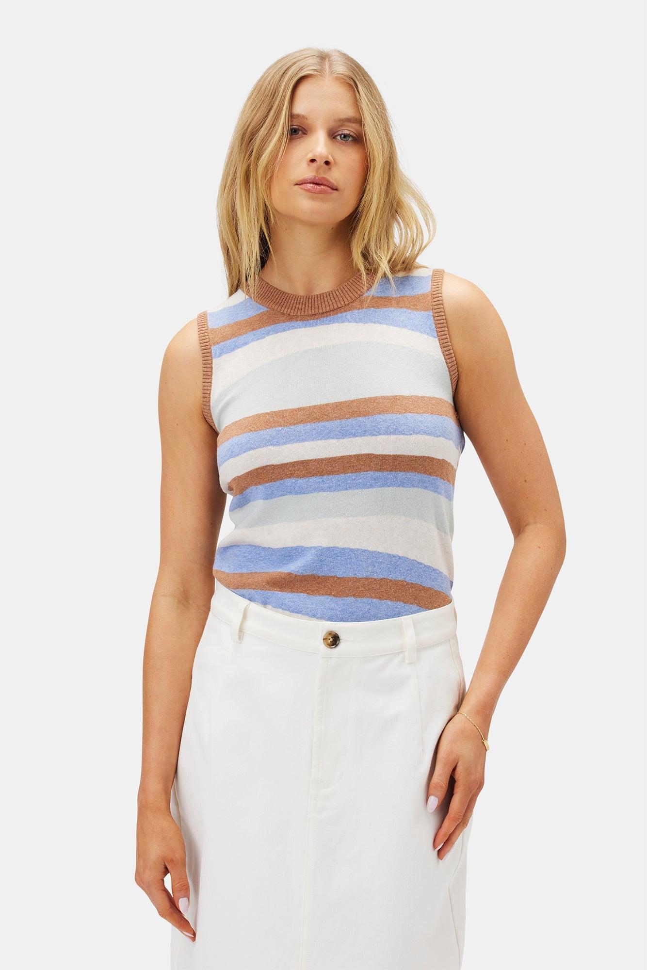 Colette Tank - Multi Stripe Product Image