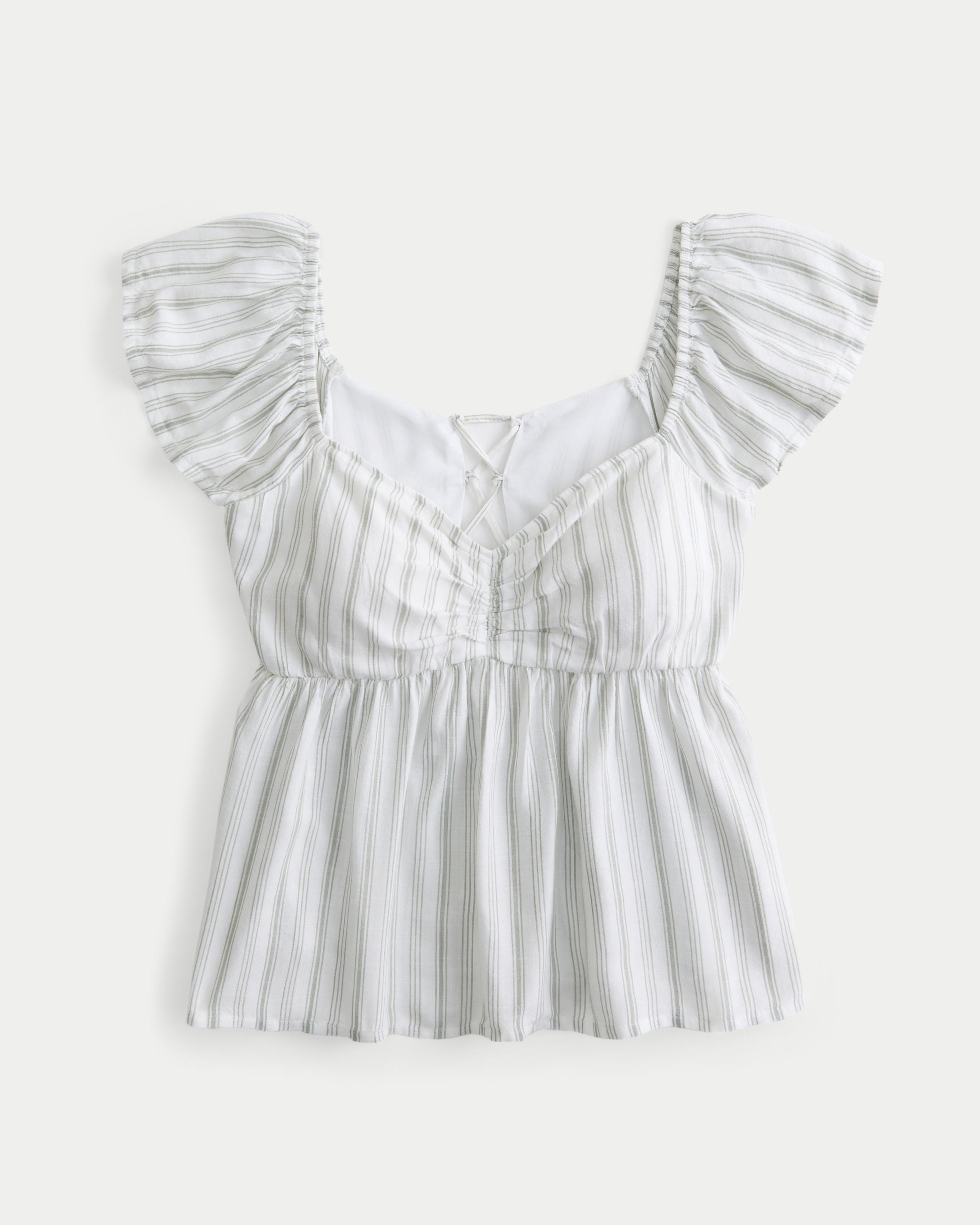 Easy Flutter Sleeve Babydoll Top Product Image