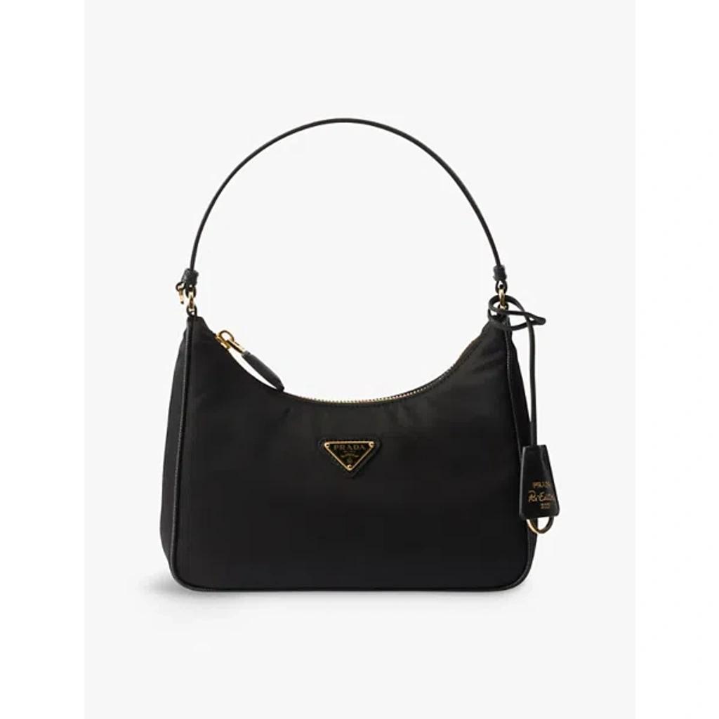 Re-edition Black Mini Bag In Saffiano Women Product Image