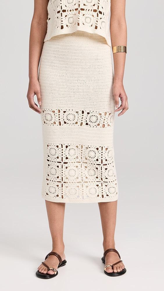 Eleven Six Jana Crochet Skirt | Shopbop Product Image