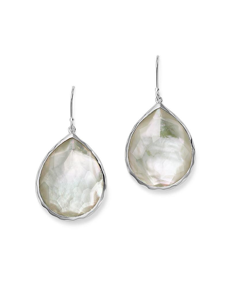 Rock Candy Small Sterling Silver & Doublet Teardrop Earrings Product Image