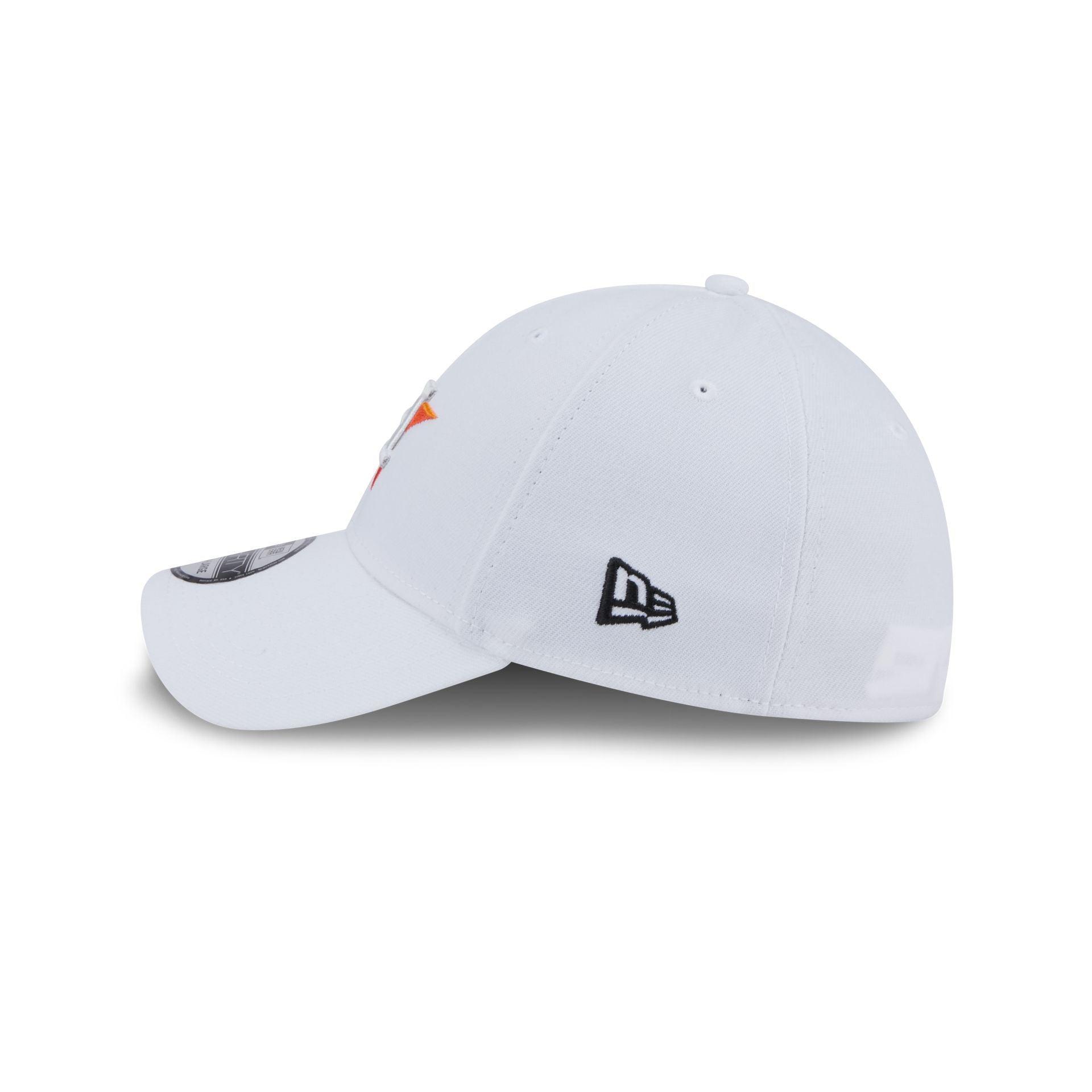 Houston Astros Optic White 39THIRTY Stretch Fit Hat Male Product Image