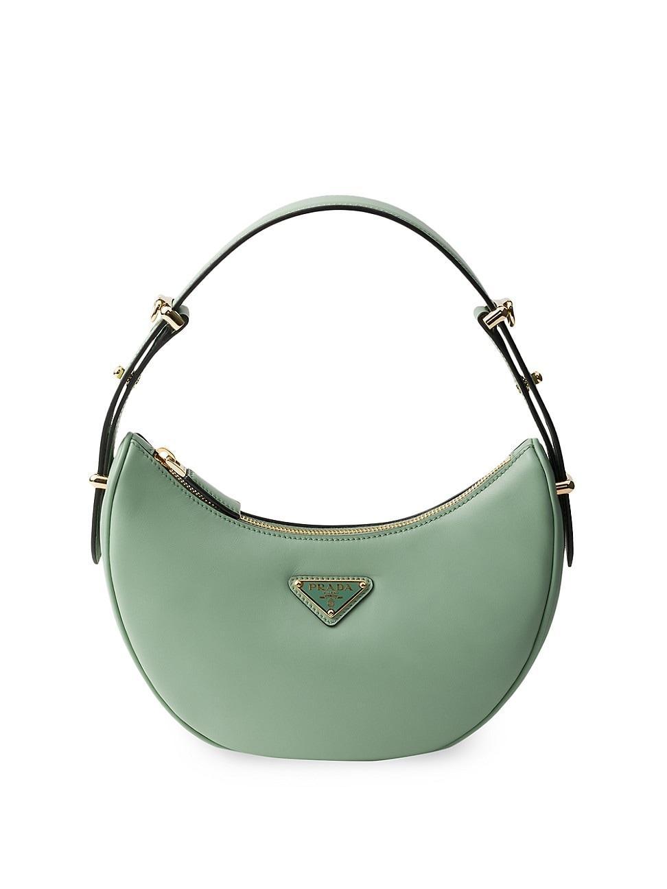 Womens Arqu Leather Shoulder Bag Product Image