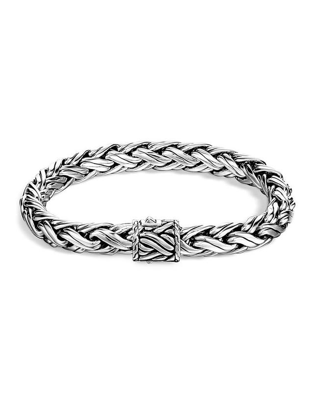 John Hardy Mens Classic Chain Sterling Silver Medium Woven Bracelet Product Image