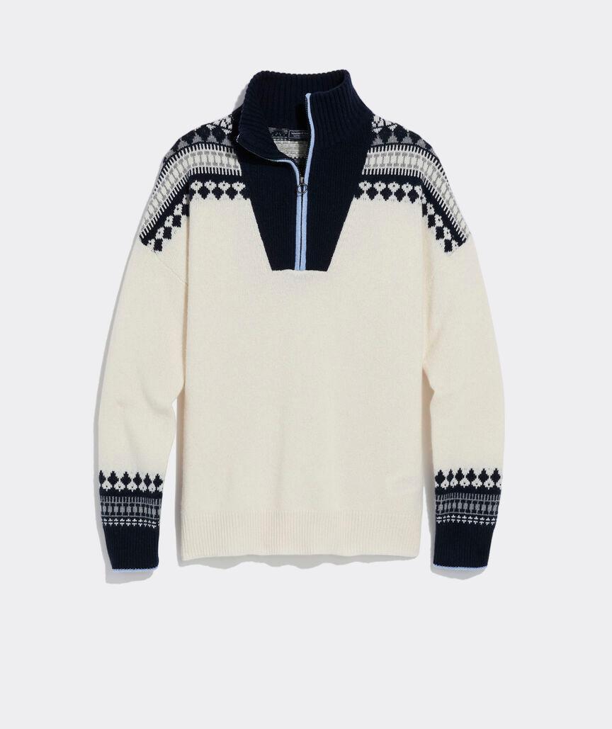 Quarter-Zip Sweater Product Image