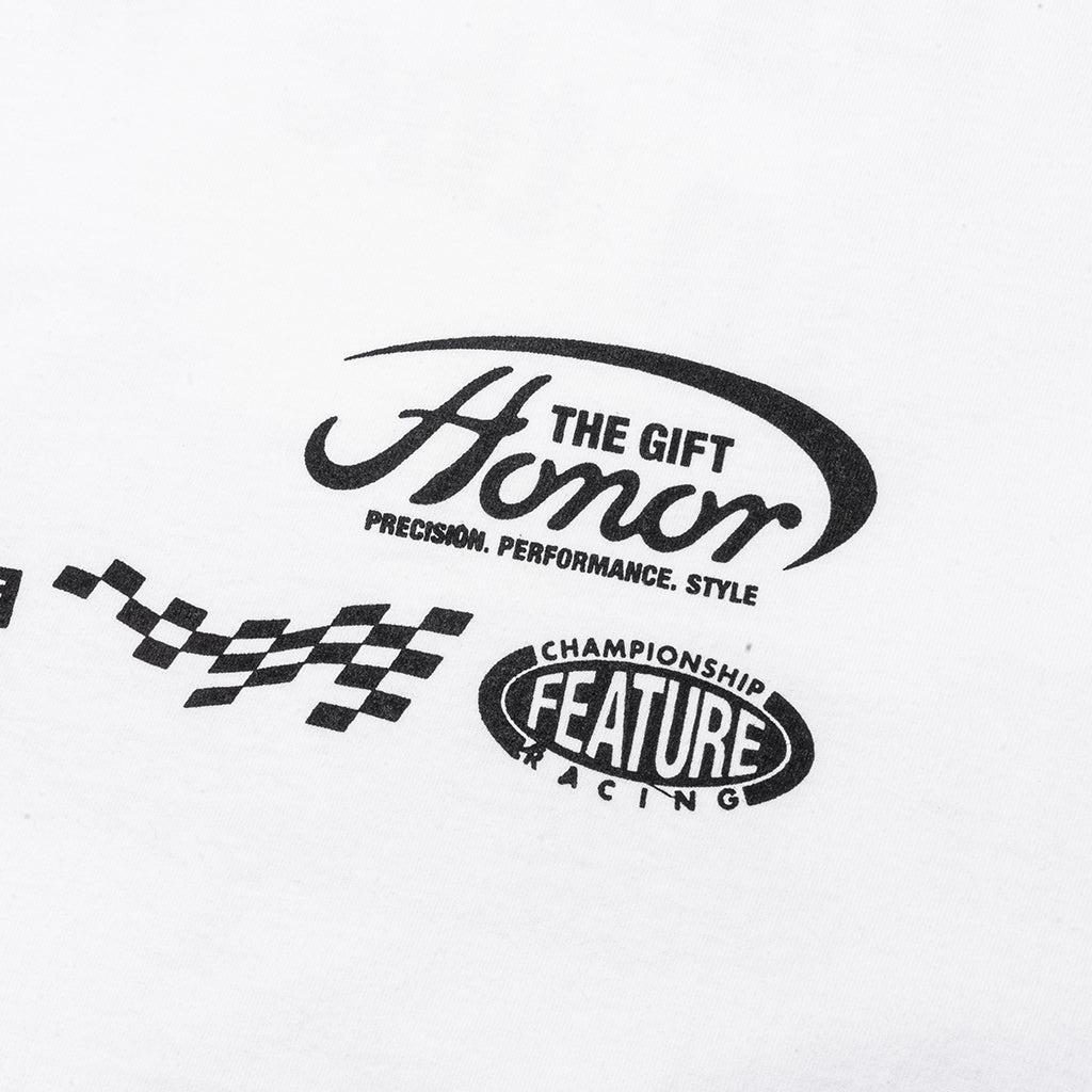 Feature x Honor The Gift Fastest Rides L/S Tee - White Male Product Image