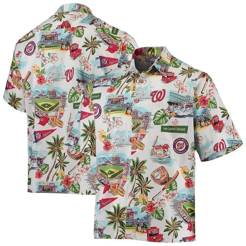 Mens Reyn Spooner Washington Nationals Scenic Button-Up Shirt Product Image