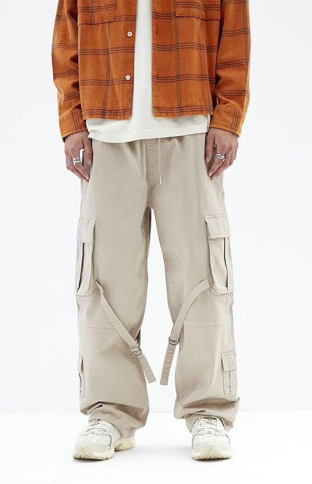 Mens Baggy Cargo Canvas Pants Product Image