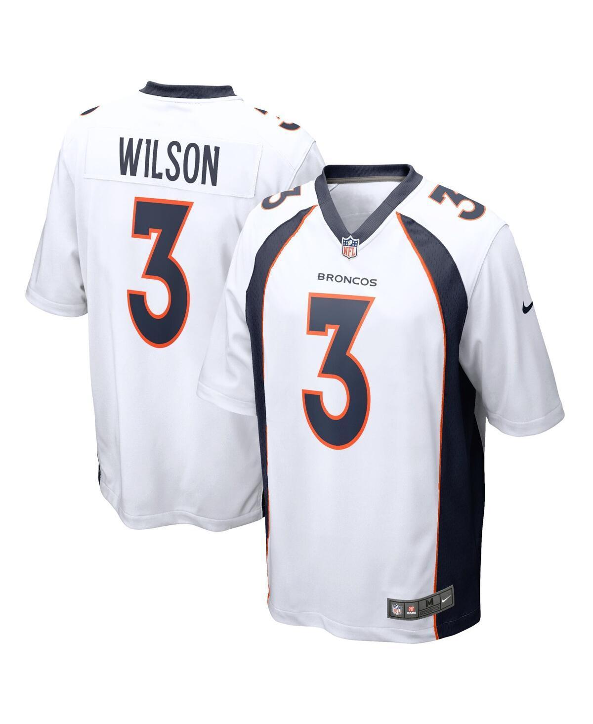 Nike Mens Russell Wilson Denver Broncos Alternate Game Jersey - White Product Image