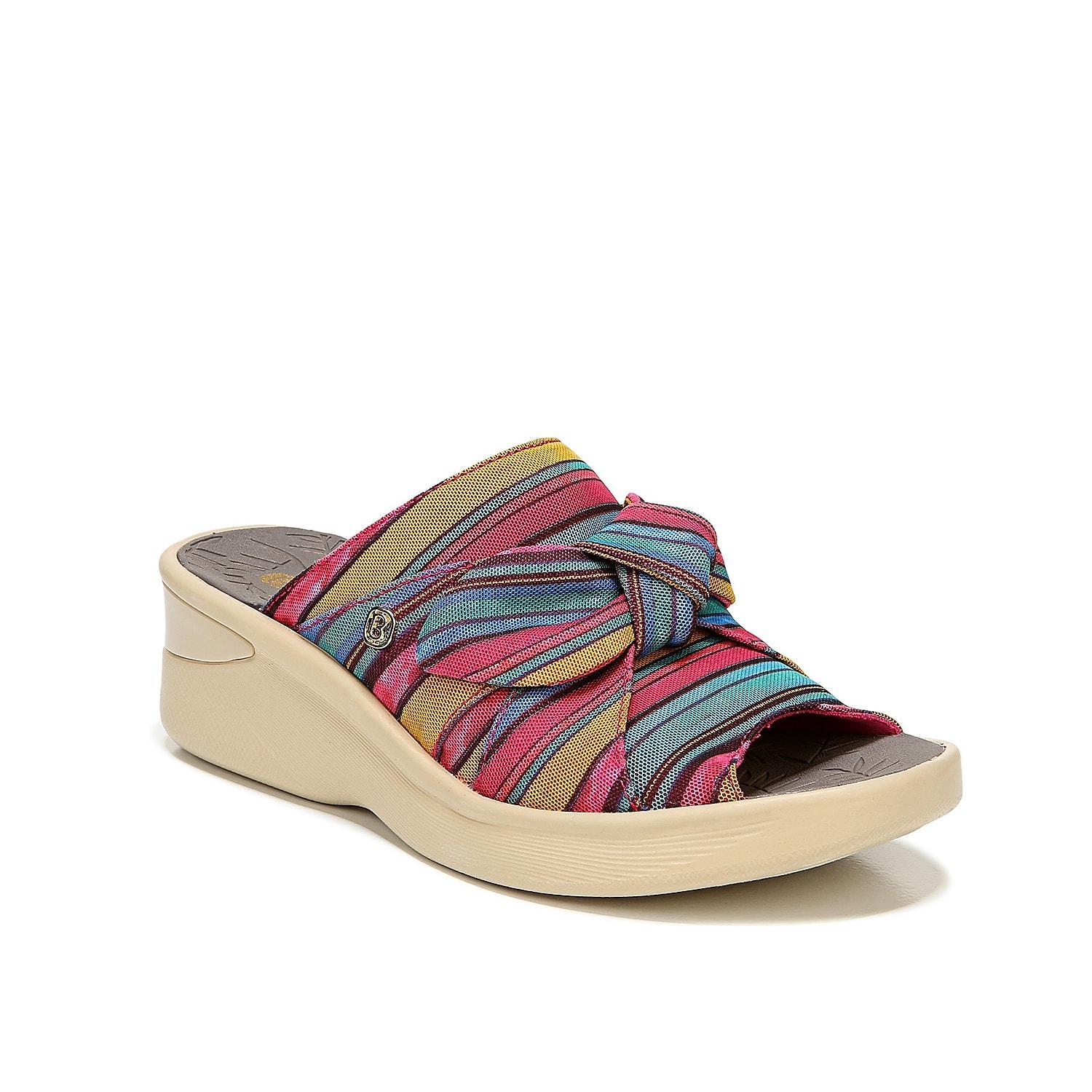 BZees Smile Wedge Slide Sandal Product Image