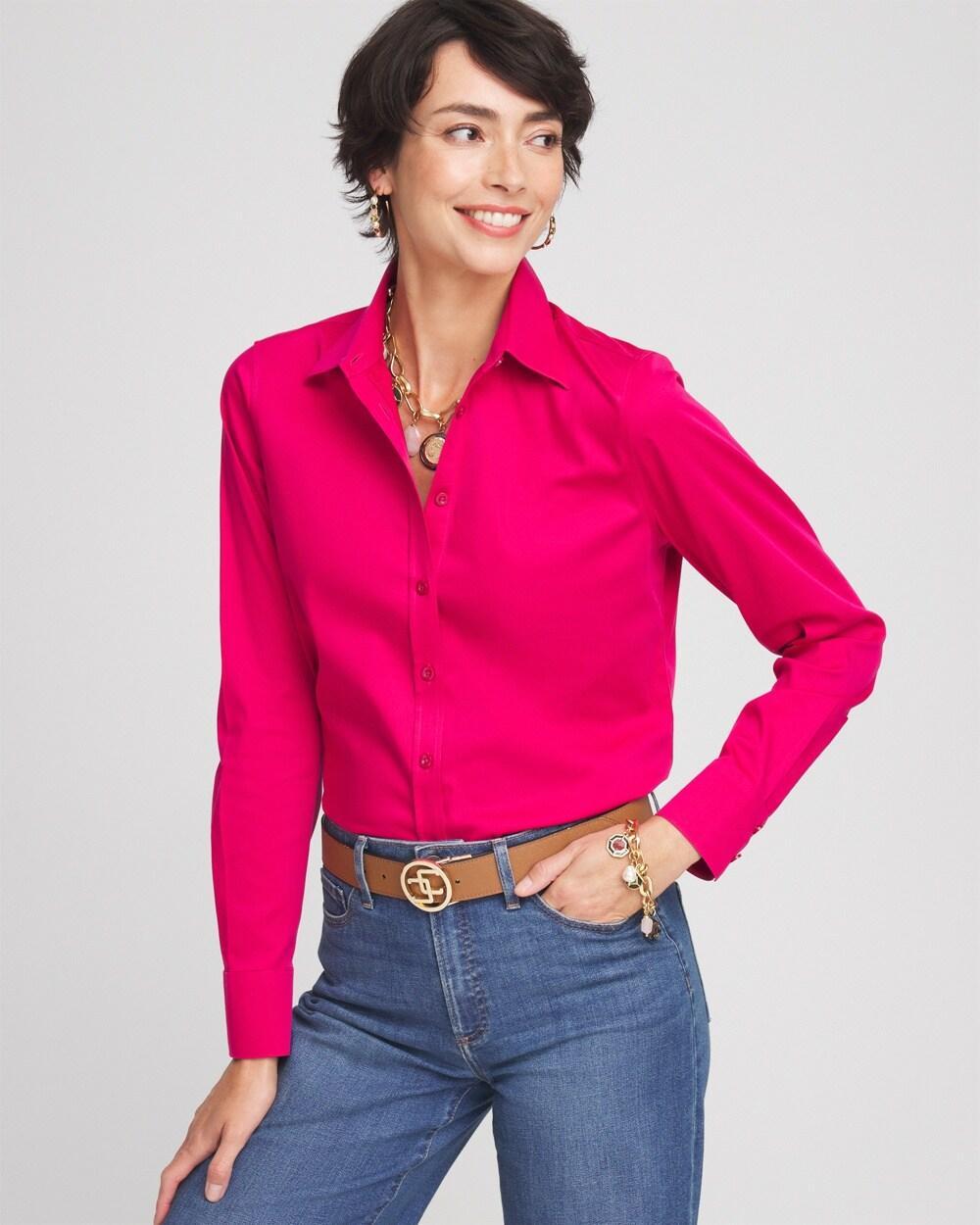 Women's No Iron Stretch Shirt Product Image