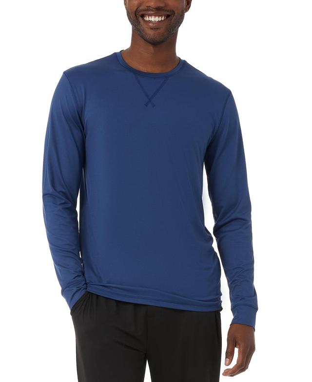 32 Degrees Mens Crewneck Long-Sleeve Pajama Shirt Product Image