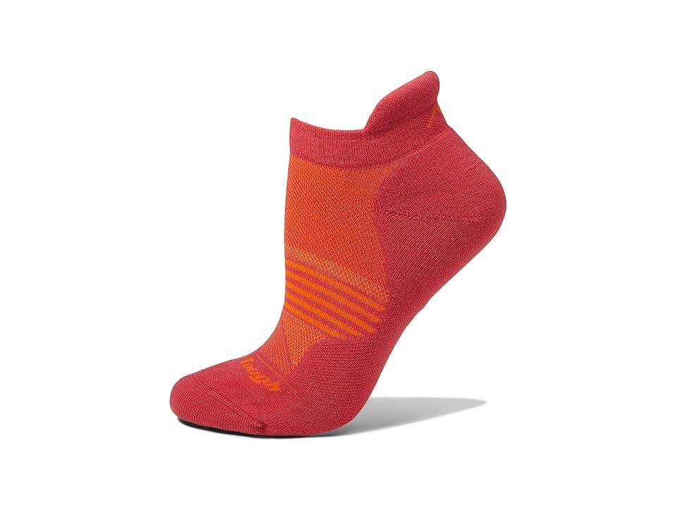 Darn Tough Vermont Element No Show Tab Lightweight with Cushion (Raspberry) Women's No Show Socks Shoes Product Image