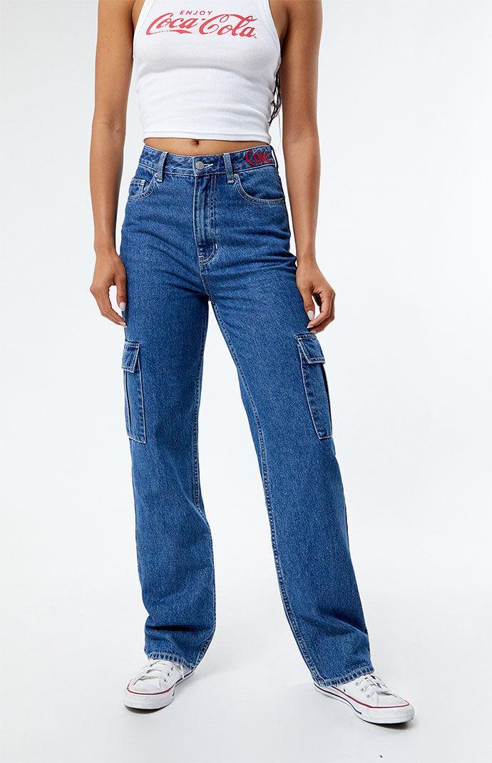 Coca-Cola Women's By PacSun '90s Boyfriend Cargo Jeans Product Image